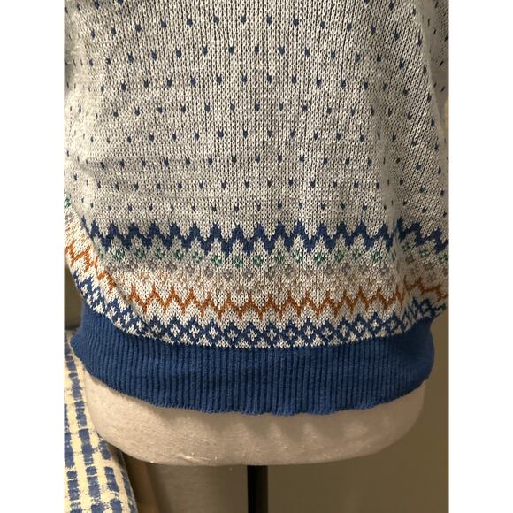 Vintage 90s Brittania Cotton Sweater Vest - Picture 3 of 10